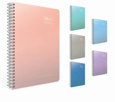 GIPTA DEFTER THEBOOK SPIRALS A4 SPİRALLİ SERT KAPAK 200 YP. KARELİ 6070