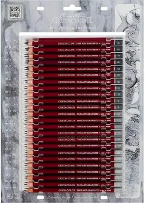 CRETACOLOR PAD DISPLAY CLEOS BASİC (24X3 CLEOS FİNE ART GRAPHİTE)