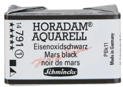 SCHMİNCKE HORADAM AQUARELL ARTİST SULU BOYA TAM TABLET SERİ 1 791 MARS BLACK 14791043