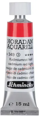 SCHMİNCKE HORADAM AQUARELL ARTİST SULU BOYA 15 ML TÜP SERİ 3 349 CADMİUM RED LİGHT 14349006