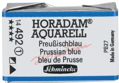 SCHMİNCKE HORADAM AQUARELL ARTİST SULU BOYA TAM TABLET SERİ 1 492 PRUSSİAN BLUE 14492043