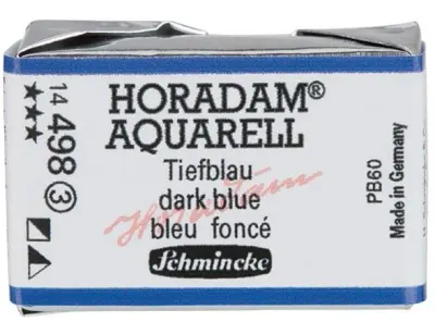 SCHMİNCKE HORADAM AQUARELL ARTİST SULU BOYA TAM TABLET SERİ 3 498 DARK BLUE INDİGO 14498043