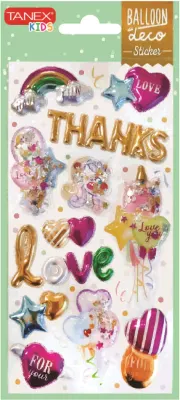 TANEX STICKER PUFFY BALON TNX-26002