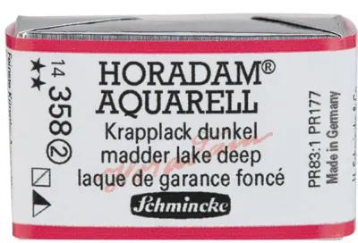 SCHMİNCKE HORADAM AQUARELL ARTİST SULU BOYA TAM TABLET SERİ 2 358 MADDER LAKE DEEP 14358043