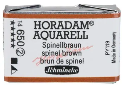 SCHMİNCKE HORADAM AQUARELL ARTİST SULU BOYA TAM TABLET SERİ 2 650 SPİNEL BROWN 14650043