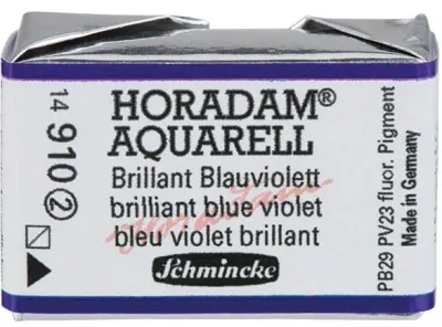 SCHMİNCKE HORADAM AQUARELL ARTİST SULU BOYA TAM TABLET SERİ 2 910 BRİLLİANT BLUE VİOLET 14910043