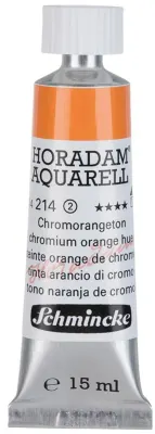 SCHMİNCKE HORADAM AQUARELL ARTİST SULU BOYA 15 ML TÜP SERİ 2 214 CHROME ORANGE NO LEAD 14214006