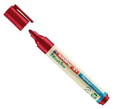 EDDING FLIPCHART KALEMİ ECOLINE E-31 KIRMIZI