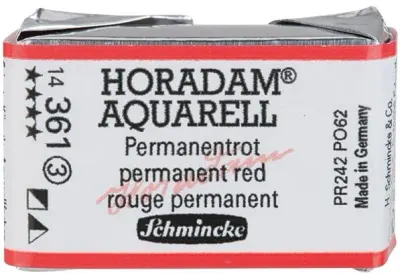 SCHMİNCKE HORADAM AQUARELL ARTİST SULU BOYA TAM TABLET SERİ 3 361 PERMANENT RED 14361043