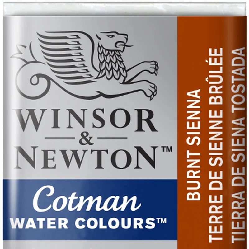 W&amp;N SULU BOYA COTMAN YARIM TABLET BURNT SIENNA WN-0301074
