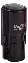 MOBİSTAMPS KAŞE YUVARLAK R-17 KIRMIZI KEÇELİ