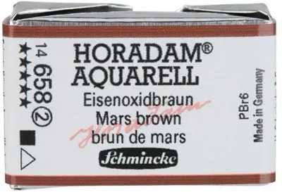 SCHMİNCKE HORADAM AQUARELL ARTİST SULU BOYA TAM TABLET SERİ 2 658 MARS BROWN 14658043