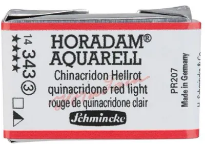 SCHMİNCKE HORADAM AQUARELL ARTİST SULU BOYA TAM TABLET SERİ 3 343 QUİNACRİDONE RED LİGHT 14343043