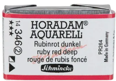 SCHMİNCKE HORADAM AQUARELL ARTİST SULU BOYA TAM TABLET SERİ 2 346 RUBBY RED DEEP 14346043