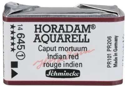 SCHMİNCKE HORADAM AQUARELL ARTİST SULU BOYA TAM TABLET SERİ 1 645 INDİAN RED 14645043