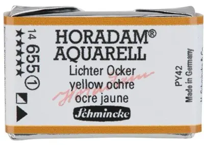 SCHMİNCKE HORADAM AQUARELL ARTİST SULU BOYA TAM TABLET SERİ 1 655 YELLOW OCHRE 14655043