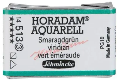 SCHMİNCKE HORADAM AQUARELL ARTİST SULU BOYA TAM TABLET SERİ 3 513 VİRİDİAN 14513043