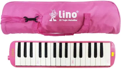 LİNO MELODİKA 32 TUŞLU BEZ ÇANTA PEMBE LN-32-PS