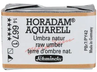 SCHMİNCKE HORADAM AQUARELL ARTİST SULU BOYA TAM TABLET SERİ 1 667 RAW UMBER 14667043