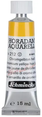 SCHMİNCKE HORADAM AQUARELL ARTİST SULU BOYA 15 ML TÜP SERİ 2 212 CHROME YELLOW LİGHT NO LEAD 1421200