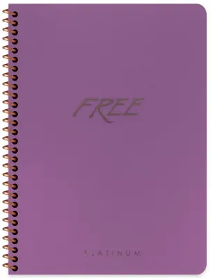 KESKİN DEFTER FREE PLATİNUM 16,5x22,5 PP KAPAK 80 YP. KARELİ 320372