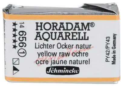 SCHMİNCKE HORADAM AQUARELL ARTİST SULU BOYA TAM TABLET SERİ 1 656 YELLOW RAW OCHRE 14656043