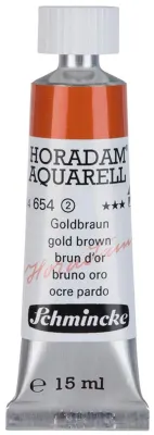 SCHMİNCKE HORADAM AQUARELL ARTİST SULU BOYA 15 ML TÜP SERİ 2 654 GOLD BROWN 14654006