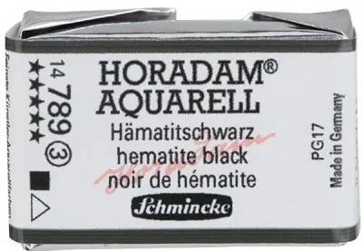SCHMİNCKE HORADAM AQUARELL ARTİST SULU BOYA TAM TABLET SERİ 3 789 HEMATİTE BLACK 14789043
