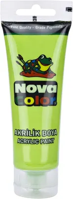 NOVA COLOR AKRİLİK BOYA TÜP 75 GR AÇIK YEŞİL NC-2212