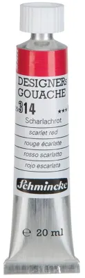 SCHMİNCKE HKS DESİGNERS' GOUACHE GUAJ BOYA 20 ML TÜP 314 SCARLET RED 25314007