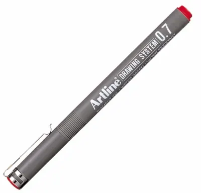 ARTLINE ÇİZİM KALEMİ DRAWING SYSTEM 237 0.7 KIRMIZI A-EK-237 RED