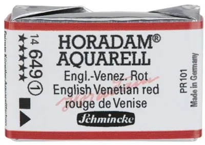 SCHMİNCKE HORADAM AQUARELL ARTİST SULU BOYA TAM TABLET SERİ 1 649 ENGLİSH VENETİAN RED 14649043
