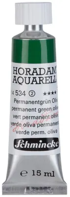 SCHMİNCKE HORADAM AQUARELL ARTİST SULU BOYA 15 ML TÜP SERİ 2 534 PERMANENT GREEN OLİVE 14534006