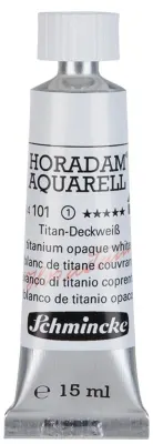 SCHMİNCKE HORADAM AQUARELL ARTİST SULU BOYA 15 ML TÜP SERİ 1 101 TİTANİUM OPAQUE WHİTE 14101006