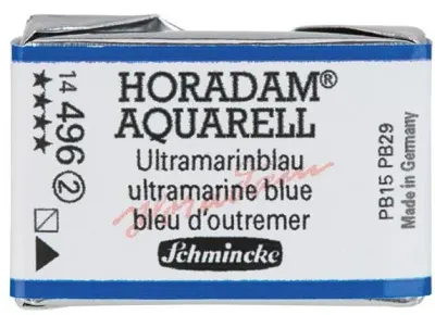 SCHMİNCKE HORADAM AQUARELL ARTİST SULU BOYA TAM TABLET SERİ 2 496 ULTRAMARİNE BLUE 14496043