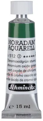 SCHMİNCKE HORADAM AQUARELL ARTİST SULU BOYA 15 ML TÜP SERİ 2 512 CHROMİUM OXİDE GREEN 14512006