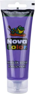 NOVA COLOR AKRİLİK BOYA TÜP 75 GR MOR NC-2209