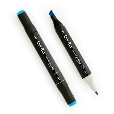 DEL REY GRAFİK MARKÖR TWIN MN-DR064 INDIAN BLUE64