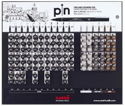 UNİ DRAWING PEN PIN-200/114 SET