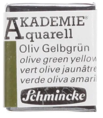 SCHMİNCKE AKADEMİE AQUARELL YARIM TABLET SULU BOYA 554 OLİVE GREEN YELLOWİSH 16554044