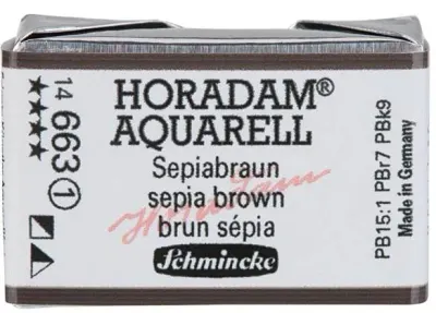 SCHMİNCKE HORADAM AQUARELL ARTİST SULU BOYA TAM TABLET SERİ 1 663 SEPİA BROWN 14663043