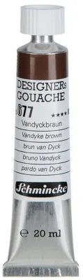SCHMİNCKE HKS DESİGNERS' GOUACHE GUAJ BOYA 20 ML TÜP 677 VANDYKE BROWN 25677007
