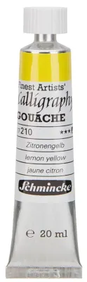 SCHMİNCKE CALLİGRAPHY GOUACHE ARTİST GUAJ BOYA 20 ML TÜP 210 LEMON YELLOW 27210007