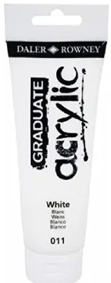 DALER ROWNEY AKRİLİK BOYA GRADUATE SERİSİ 120 ML WHITE 123120011