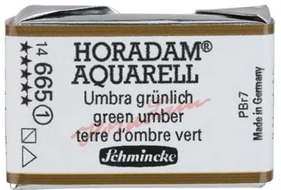 SCHMİNCKE HORADAM AQUARELL ARTİST SULU BOYA TAM TABLET SERİ 1 665 GREEN UMBER 14665043
