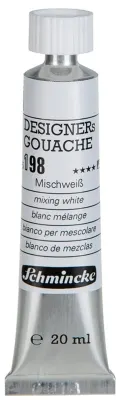 SCHMİNCKE HKS DESİGNERS' GOUACHE GUAJ BOYA 20 ML TÜP 198 MİXİNG WHİTE 25198007