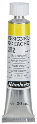 SCHMİNCKE HKS DESİGNERS' GOUACHE GUAJ BOYA 20 ML TÜP 202 LEMON YELLOW 25202007