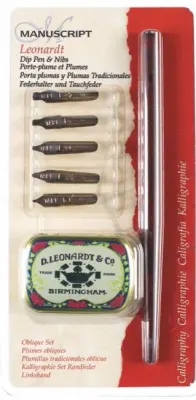 MANUSCRIPT DIP PEN UÇ SETİ METAL SAKLAMA KUTULU TAPE 5 Lİ MDP2076