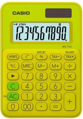 CASIO HESAP MAKİNESİ MS-7UC-YG
