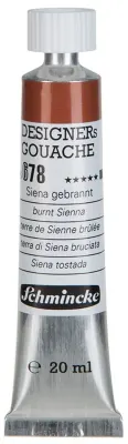 SCHMİNCKE HKS DESİGNERS' GOUACHE GUAJ BOYA 20 ML TÜP 678 BURNT SİENNA 25678007